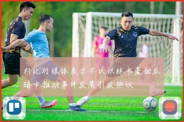 科比对媒体表示不认识林书豪甜瓜暗中推动事件发展引发热议